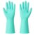AM Safe-X Rubber Cleaning Gloves for Kitchen & Household 1 Pair|Heavy Duty Reusable Rubber Gloves | Waterproof, Non-Slip Grip, Chemical Resistant Gloves for Dishwashing, Bathroom & Home (Green)
