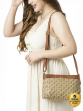 LAVIE Beige Sling Bag Mono LL Daisy 3C Sling Bag