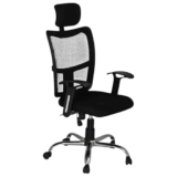 FABASIAN Ergonomic High Back Mesh Office Chair with Adjustable Headrest & Lumbar Support, Executive Computer Desk Chair with Armrests, Swivel Rolling Chair for Home Office