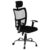 FABASIAN Ergonomic High Back Mesh Office Chair with Adjustable Headrest & Lumbar Support, Executive Computer Desk Chair with Armrests, Swivel Rolling Chair for Home Office