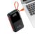 Flix Ultracharge Xpb-P45 20,000Mah 45W Qc Power Delivery Pps Power Bank, In-Built Type C & Lightning Fast Charging Cables, Led For Charging Percentage With Amp And Volt Display (Black)