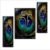 Saf Paintings 6Mm Ganesha Set Of 3 Panel Digital Reprint 12 Inch X 18 Inch Painting Sanfjm1005