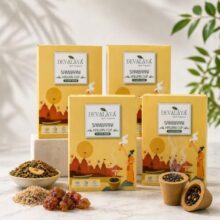 DEVALAYA Sambrani Havan Cups for Pooja (48 Cups, Pack of 4), 100% Organic & Charcoal-Free, Infused with Orignal Guggal & Natural Loban, Hawan Samagri & Bhimseni Kapoor, No Artificial Scent