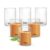 Treo By Milton Borosilicate Tea Tumbler Set of 6, 160 ml Each | Heat Resistant Glass | for Hot & Cold Drinks | Clear & Scratch Resistant | Ideal for Tea, Coffee, Water & Juice | Transparent