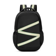 United Colors of Benetton Phantom 34L Laptop Backpack – Black | Water-Resistant | Fits 14-inch Laptop Compartment | Sleek & Organized for Professionals