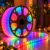 Desidiya 40 Metre Multicolour LED Rope Light for Diwali Decoration | Colourful Flexible Pipe Light for Home, Balcony, Gate & Terrace | Plug-in Party Lights for Christmas, Wedding & Birthday