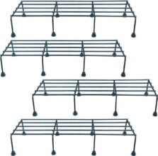 Exora Iron Indoor/Outdoor Flower Pot/Plant Stand For Home Garden Balcony Living Room Plant Container Set(Pack Of 4, Metal)