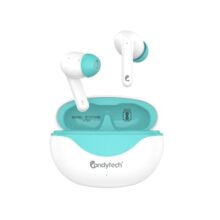 Candytech Vibe Tws With 13Mm Dynamic Sound Driver & Signature Sound & True Bass,30 Hrs Playtime, Touch Controls, Google & Siri Assistant Type C Fast Charging(White)