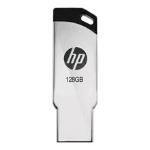 HP v236w 128GB USB 2.0 Flash Drive/Pen Drive, Metal Silver