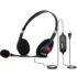 LAPCARE LHP-400 Over Ear Wired Headphone with 40 MM Driver, HD Sound, Inbuilt 3 Way Adjustable Mic (Black)- Multi Platform Compatible, 40 mm Driver Headset