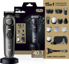 Gillette AIO9 Trimmer 180 min  Runtime 40 Length Settings(Black)