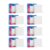 Crompton Platina Star Stylus Surface Panel 6W Square Cool Day Light | Pack of 8 | No False Ceiling Required, Outer Dimension: 90 mm | Surface Mount | for Hall, Bedroom, Kitchen, Office, Store