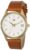 MVMT Leather Analog White Dial Women’s Watch-28000412-D, Band Color-Brown