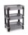 Black Olive 3 Layer Storage Trolley Rack – Multipurpose Storage Shelf Vegetable Storage Rack, Fruit Basket Organizer Space Saving Kitchen Storage Rack for Home Office Restaurant Bathroom (Grey)