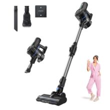 DREAME Mova J10 Cordless Stick Vacuum Cleaner, 8K Pa Powerful Suction, 4×2200 mAh Battery, 35 Minutes Running Time, Folding Tube for Corner Cleaning, 0.5 Litre