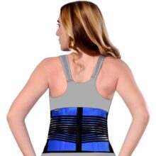Dr Trust USA Lumbar Support Belt for Back Pain Relief, Orthopedic Adjustable Lumbo sacral Spine Strain Belt For Backache, Posture Corrector, Waist, Lower Back Support For Men/Women -329 (Large)