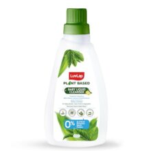 Luvlap Plant Based Liquid Cleanser 500ml (Powered by Plant) With Neem, Lemon & Basil, For Feeding Accessories, Toys, Fruits & Vegetables, 100% Food Grade, pH Balanced, No added Color