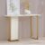 Home Centre | Senorita Console Table | for Living Room and Entryway | Engineered Wood | Cream | 1 Year Warranty