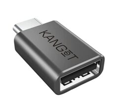 Kanget Type C Female to USB-A Male USB Adapter, Thunderbolt 3 USB 3.0 Adapter | C to USB Connector Compatible with All Type C Devices