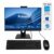 FUTOPIA 23.8″ FHD IPS All-in-One Desktop | Intel Core i3-14100 (Up to 4.7 GHz) | 8GB RAM | 256GB NVMe SSD | Pop-up FHD Webcam | Wi-Fi 6 | Windows 11 Pro with Office | Wired Keyboard & Mouse Included