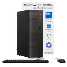 ASUS V501 (2026),Intel Core 5 210H (i5-14th Gen),Intel UHD iGPU, 8GB RAM, 512GB SSD,Windows 11,M365 Basic(1Y)* Office 2024,Black,5.06 Kg,V501SV-05210H008WS,with wired Keyboard & Mouse,Desktop Tower PC