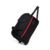 Lavie Sport Polyester Lino M Cabin Size 53 Cms Duffle Wheeler Bag | 2 Wheel Duffle Bag | Duffle Bag With Adjustable Handle, 24 cm, Black