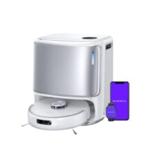 NARWAL Freo Z10 Ultra Robot Vacuum with Mop Function, 18,000 Pa Suction, Dual RGB Cameras and Chips, AI Avoidance, Intelligent Wet/Dry Cleaning, Hot Water Wash & Self-Emptying, White
