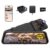 WOLFBOX M40 4K Rear View Mirror Dash Cam for Car, ADAS & Voice Control, Front 4K + Rear 1080P, Night View, 10” Touch Screen, GPS&WiFi, 64GB Card Included