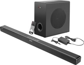 Hydra NexusOne 2.1 Channel Soundbar with 8 Inch Subwoofer & 3D Surround Sound 200 W Bluetooth Soundbar (Black, 2.1 Channel)