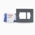 Anchor by Panasonic Penta 6 Module Black Regular Cover Plate for Switch Board (Black, 65906B-10)