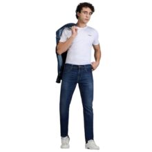 Men’s Blue Slim Mid Rise Jeans