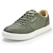 Woodland Men’s Olive PU Sneakers-9 UK (28EURO) (SNK 6291024)