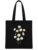 Tote Bag for women | Tote bag for college girls | Handbags Latest | Black Canvas Tote Bag with Floral Print