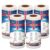 Tri-Activ Washable & Reusable Kitchen Towel Roll | 80 Pulls per Roll, 400 Sheets Pack of 5 | Highly Absorbent Kitchen Tissue Roll | Non Woven Fabric | Better alternative to Paper Tissue Roll | White