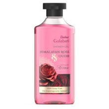 Dabur Gulabari Shower Gel – 250 Ml | 99% Pure Glycerine | Gentle Bodywash | Himalayan Rose Extract To Nourish And Revitalise The Skin | 0% Parabens & Soap | No Silicones | With Oudh Fragrance