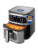 KENT Digital Air Fryer 8L | 1700W | Bake, Grill & Roast | Up to 80% Less Oil Usage | 7 Preset Menu | Digital Display & Touch Control Panel | Glass Window with in built Light | Auto Cut-Off Silver Air Fryer(8 L)