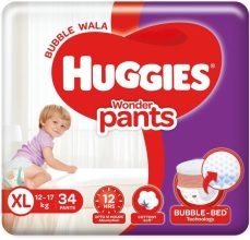 Huggies Diaper Pants Extra Large Xl 34 – Xl(34 Pieces)