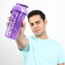 Fitness Mantra® 700Ml Classic Shaker Bottle For Men & Women [Capacity 700 Ml (Purple, 700Ml)