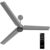 LUKER JVLuker USA Aerozen Plus 1200mm BLDC Ceiling Fan | IR Remote | BEE 5 Star | Power Saver upto 65% | High Air Delivery | LED Speed Indicator | 370 RPM |Reverse Mode, 3 Years Warranty, Warm Grey