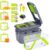 22 In 1 Vegetable Chopper With Container And Interchangeable Blades, Manual Food Cutter With Hand Protector