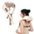 Robustt Neck and Back Massager with Heating Mode, Massager for Body Aches and Pains Relief, Electric Wearable 6D Cervical Neck Massage Machine for Deep Tissue Neck, Back, Waist and Legs – Beige