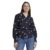 Spykar Women Black Cotton Regular Fit Full Sleeve Printed Shirt