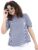 KETCH Womens Short Sleeve Printed TOP (KHTP000013_Navy_M)