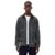 Men’s Striped Raglan Sleeve Oversized Jacket, Navy, M