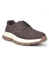 Bata Men Casual Lace-Up Derby Shoes – Brown 7 (UK)