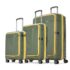 Aristocrat Solana Set of 3 (Cabin+Medium+Large) Hard Case Trolley Bags,Grey
