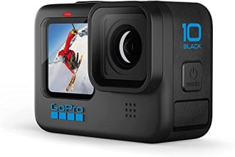 Gopro Hero10 Black – Waterproof Action Camera With Front Lcd And Touch Rear Screens, 5.3K60 Ultra Hd Video, Optical 1X And Digital 4X 23Mp Photos (1 Year Intl Warranty + 1 Year In Warranty)