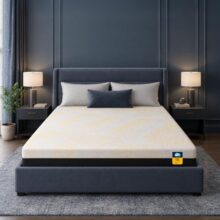 Centuary Mattresses Sleepables 6-Inch Single Bonnell Spring Mattress with Active Edge Support |Rolled & Vacuum Packed | 72x36x6