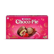 Orion Strawberry Chocopie Gift Pack, 500G | Strawberry Chocolate Cookies