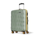 Aristocrat Comet Large Polycarbonate Hard Case 8-Wheel Trolley Bag, Green